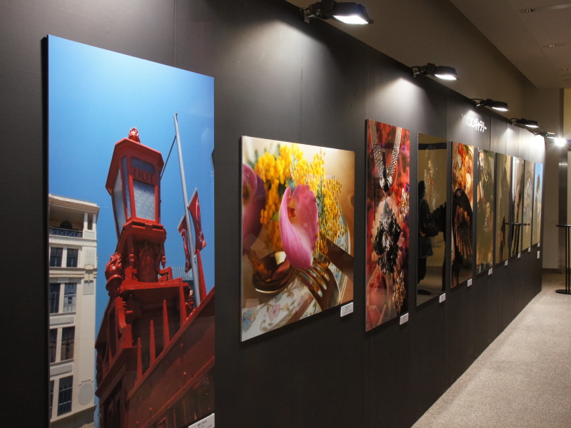 <b>発表会の会場にもFinePix X100の作例を展示していた</b>