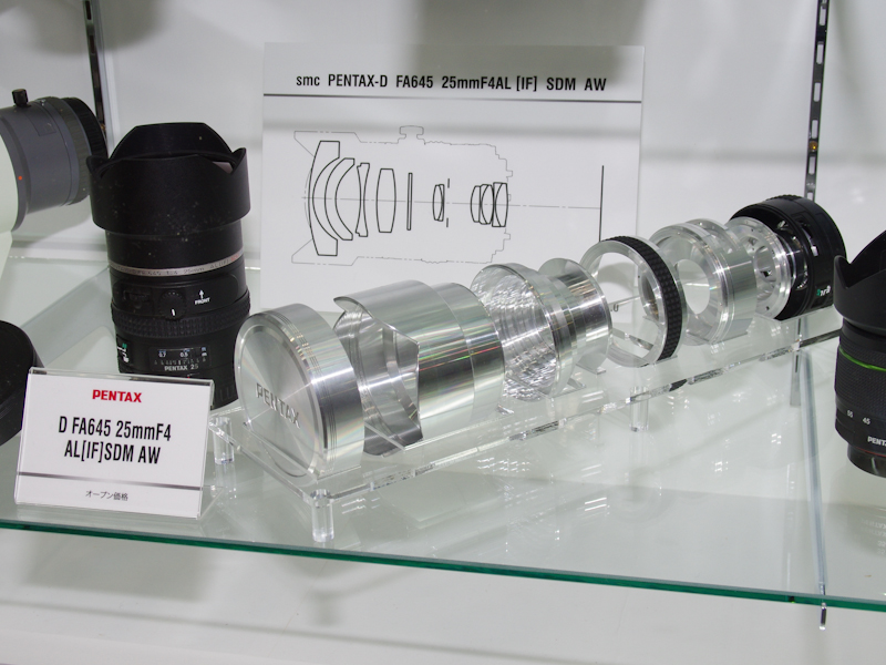 <b>D FA645 25mm F4 AL [IF] SDM AWの分解モデル</b>