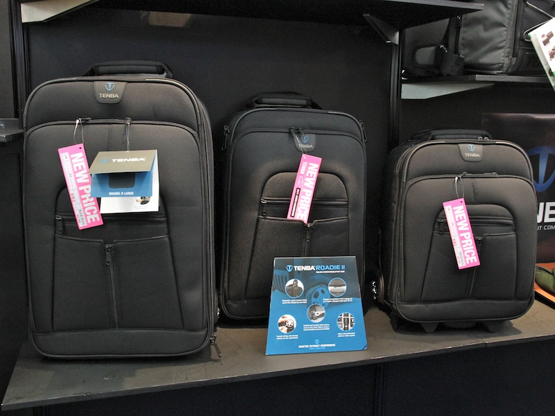 <b>カメラカート「ローディーII フォト/ラップトップケース」シリーズ。左からラージ、ユニバーサル、コンパクト。</b>