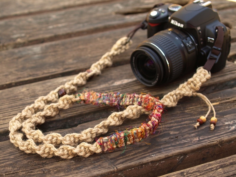 <b>ナチュラル＆ウッドビーズフリンジの装着例</b>