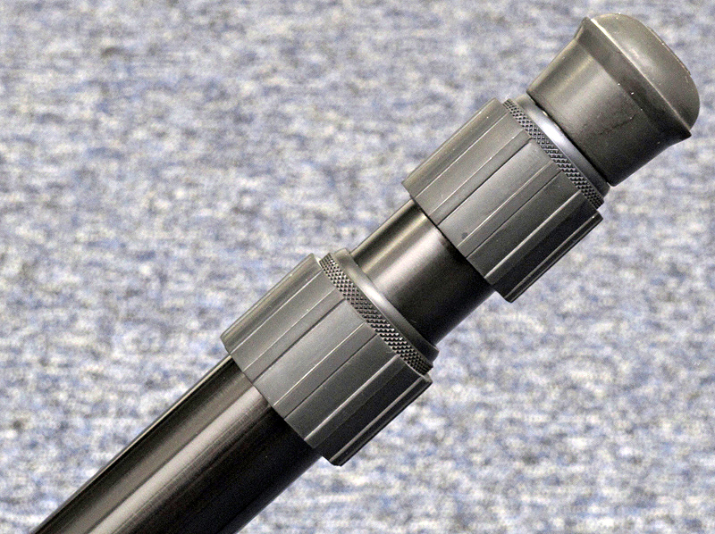 <b>ハスキー3段の場合、石突と2つのロックナットを外す必要がある</b>