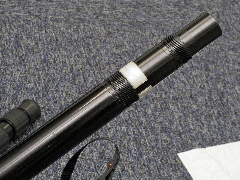 <b>石突とロックナットがすべて外れた状態</b>