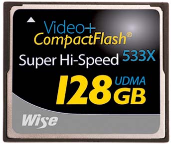 <b>Wise 533倍速CFカードシリーズ</b>