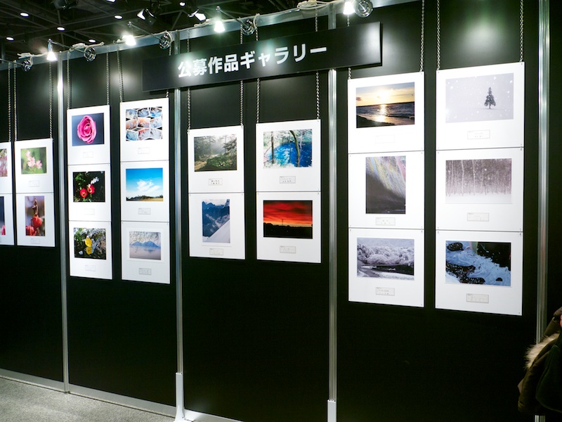 <b>写真クラブや公募作品のギャラリーを設けている。いずれもエプソン純正プリントで出力</b>