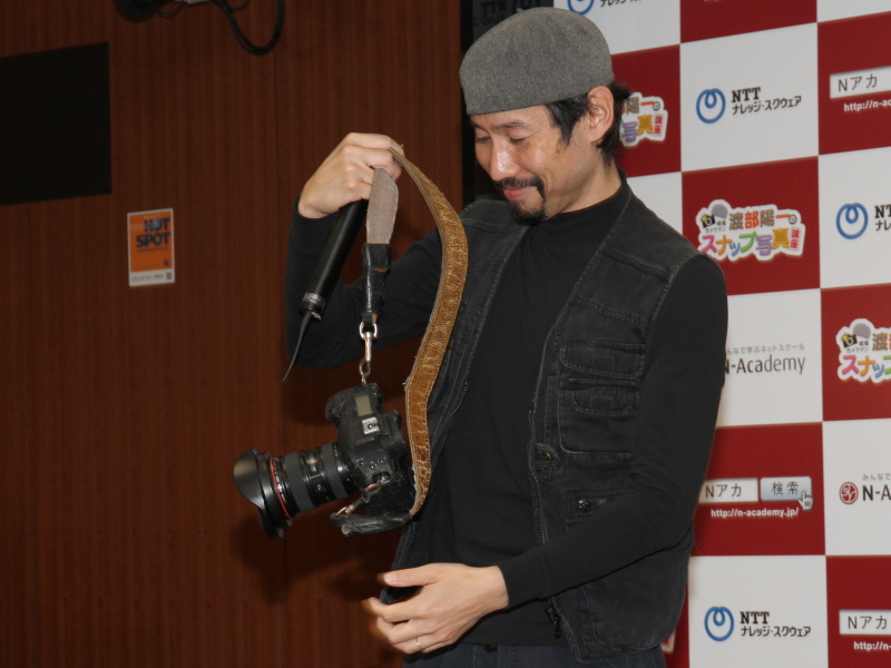 <b>実際に使用しているカメラを持参</b>