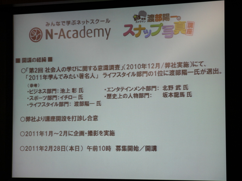 <b>アンケート調査「2011年学んでみたい著名人」で選出された</b>