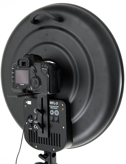 <b>付属のブラケットでカメラを装着したところ</b>