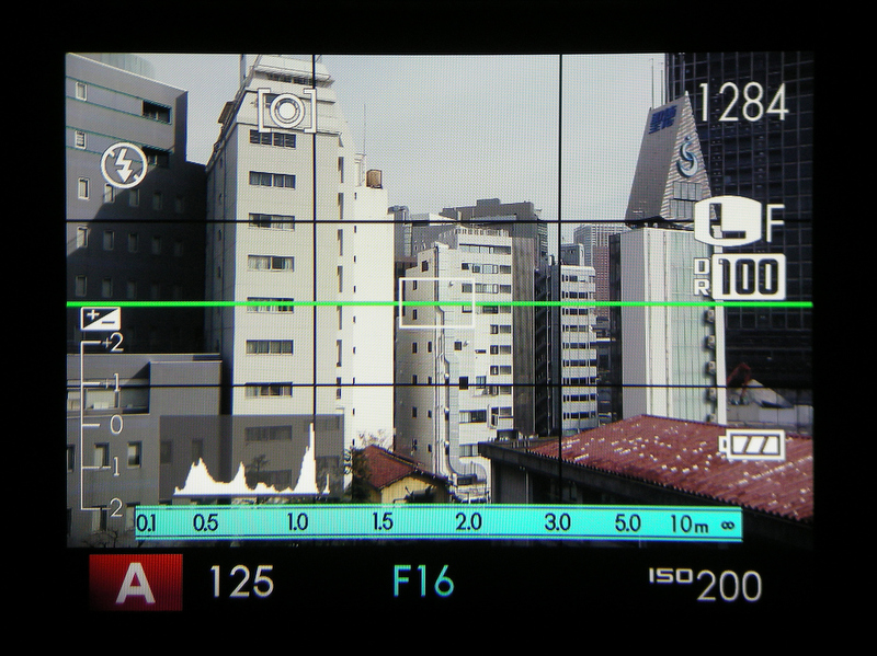 <b>EVF時のファインダー</b>