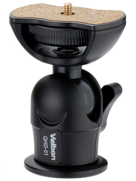 <b>キットに同梱する自由雲台「QHD-61」</b>