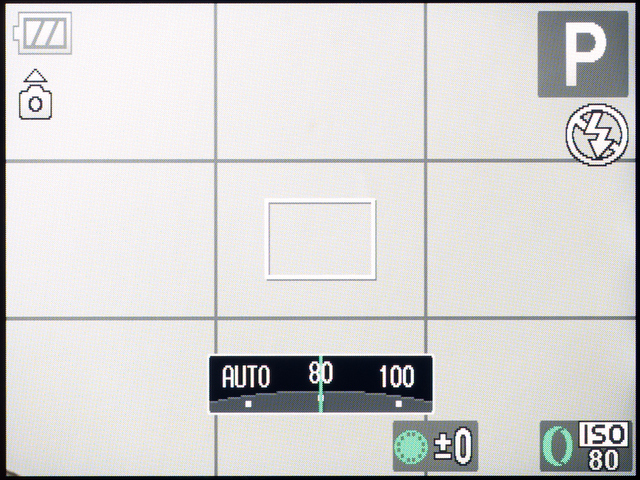 <b>【PowerShot S95】プログラムAE時はリングの単独操作で感度の変更が可能だ</b>