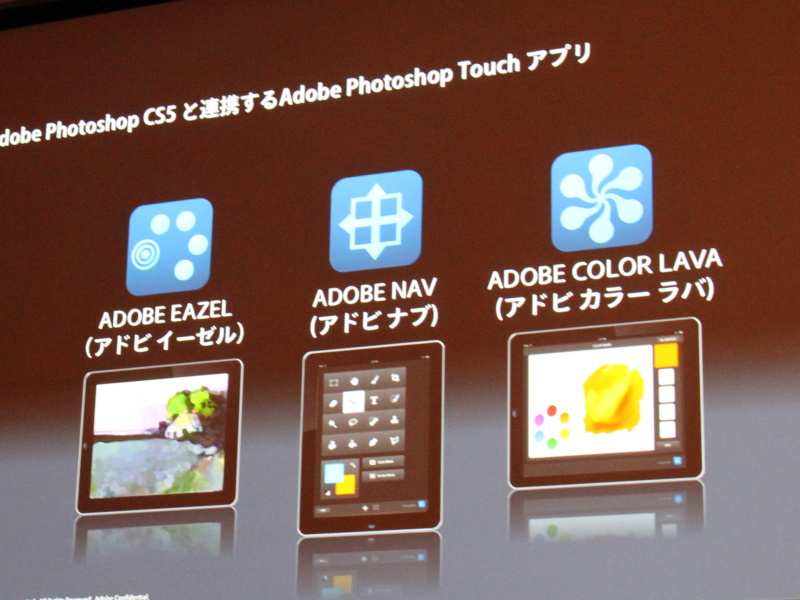<b>アドビが提供するiPad用のPhotoshop連携アプリ</b>