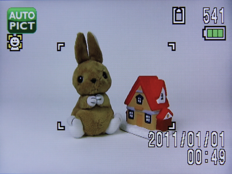 <b>撮影画面（オートモード）</b>