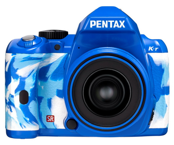 <b>マーブル（ブルー×ホワイト）の装着例</b>