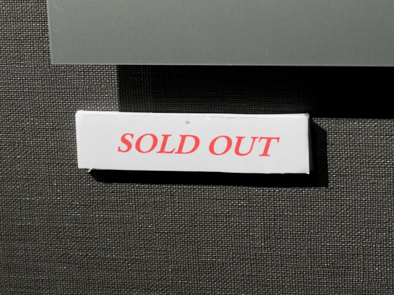 <b>すでに売り切れた作品もあった</b>