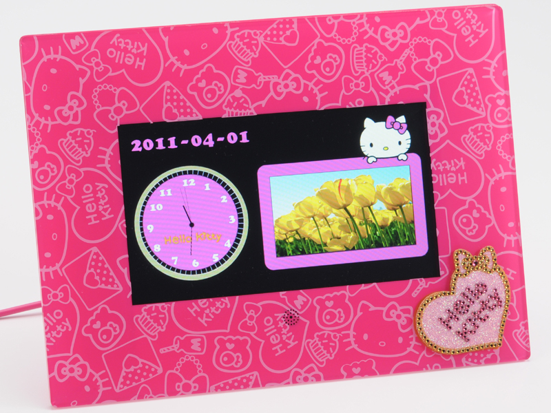 <b>アナログ時計+カレンダー+スライドショー表示</b>