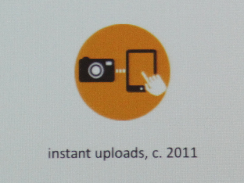 <b>インスタントアップロードには“犠牲”がないという</b>