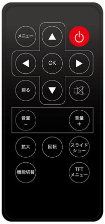 <b>付属のリモコン</b>