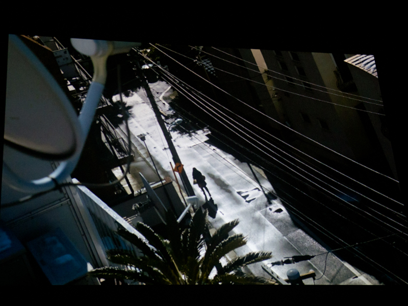 <b>「日常とは何か」をコンセプトとした作品のスライドショーを上映。自身が取り組んでいる「写真を仕事にする」ワークショップなどの活動も紹介した</b>