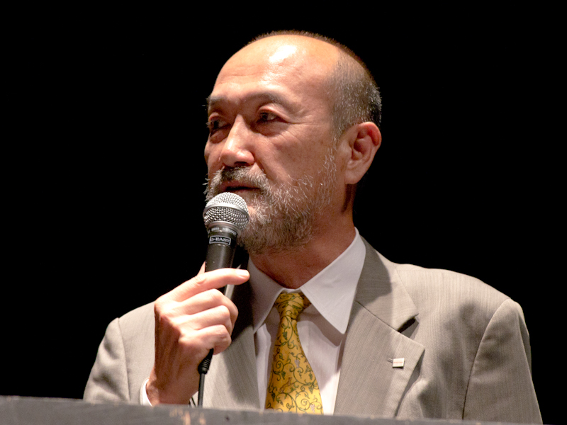 <b>リコーパーソナルマルチメディアカンパニープレジデントの湯浅一弘氏</b>
