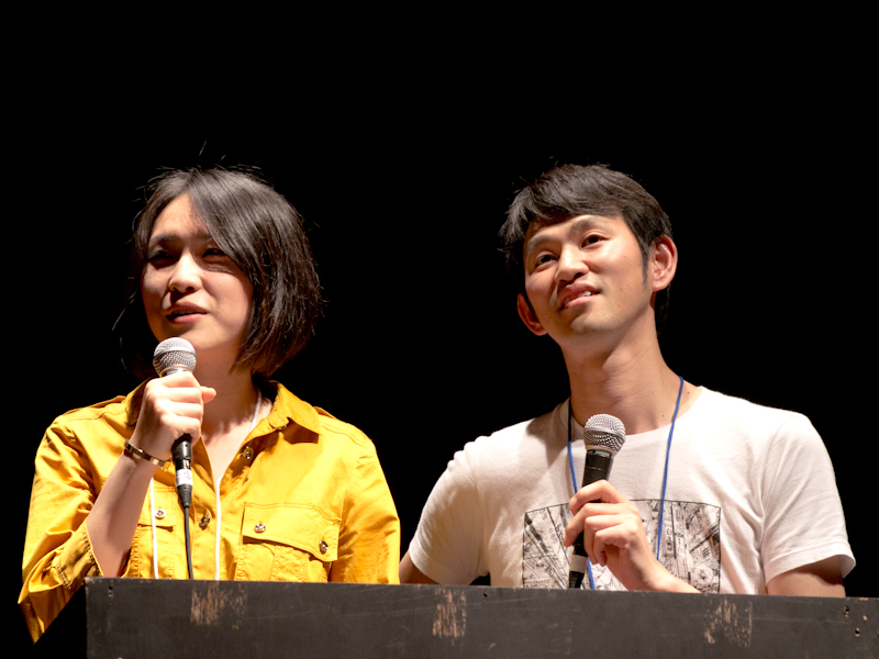 <b>インベカヲリ氏（左）と牧野智晃氏（右）</b>