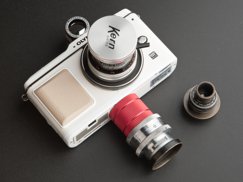 <b>25ミリクラスの小さなレンズとバランスがよい。Cマウントのエクステンションチューブを組み合わせてもよいだろう</b>