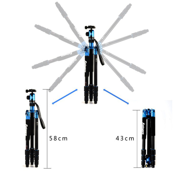 <b>収納時は脚部を反転できる</b>