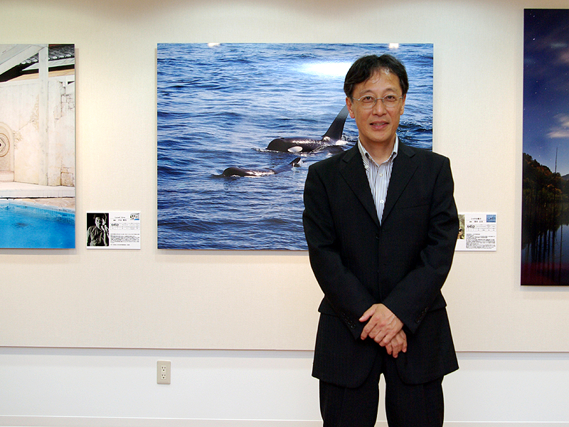 <b>ペンタックスフォーラム所長の佐々木淳二氏。フォトマスター検定EX（エキスパート）を持つ</b>