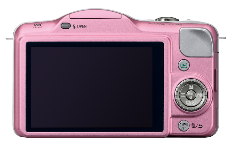 <b>LUMIX DMC-GF3（フェアリーピンク）背面</b>