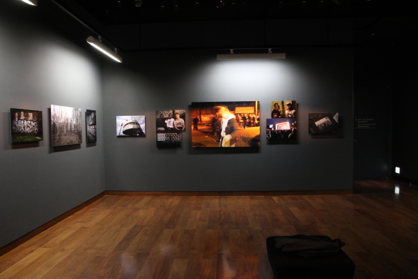 <b>展示完了後の会場の様子</b>