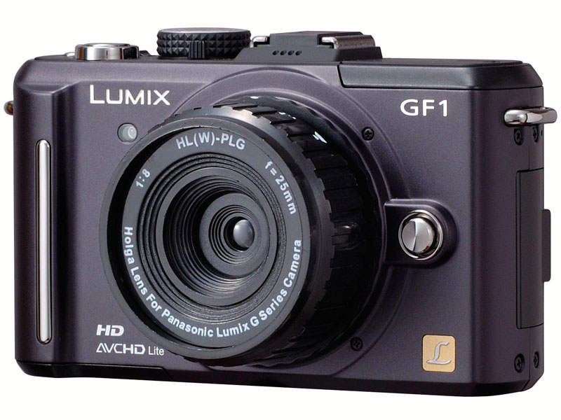 <b>「HL（W）-PLG」（パナソニックLUMIX Gシリーズ用）の装着例</b>