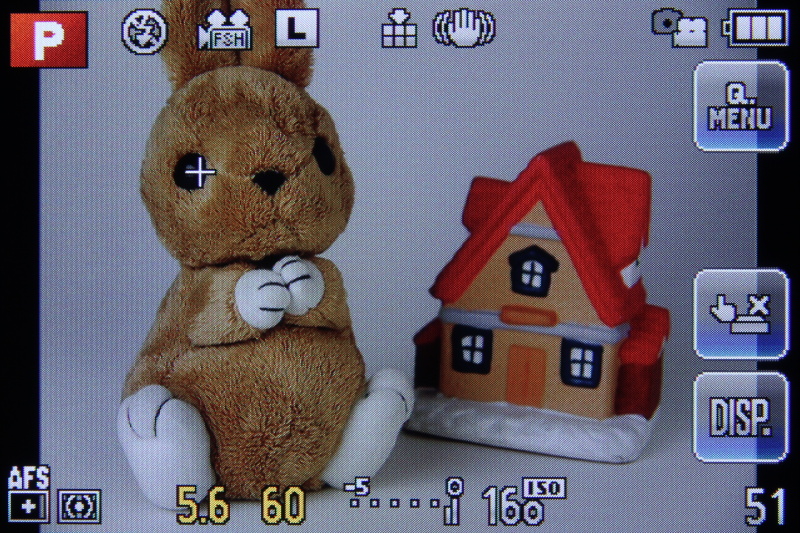 <b>DMC-GF3同様、ピンポイントAFを新搭載</b>