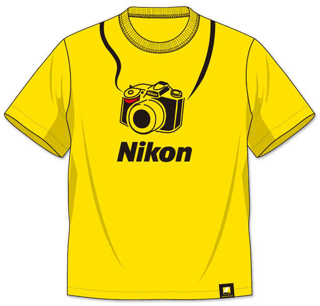 <b>NDオリジナルTシャツ<カメラ>（イエロー）</b>