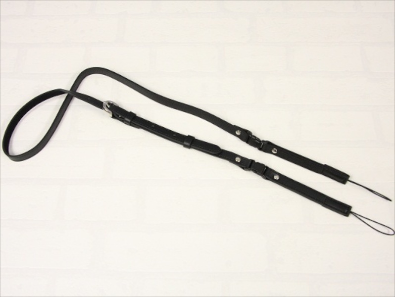 <b>Swimming Fly 2Wayレザーカメラストラップ（ブラック）</b>