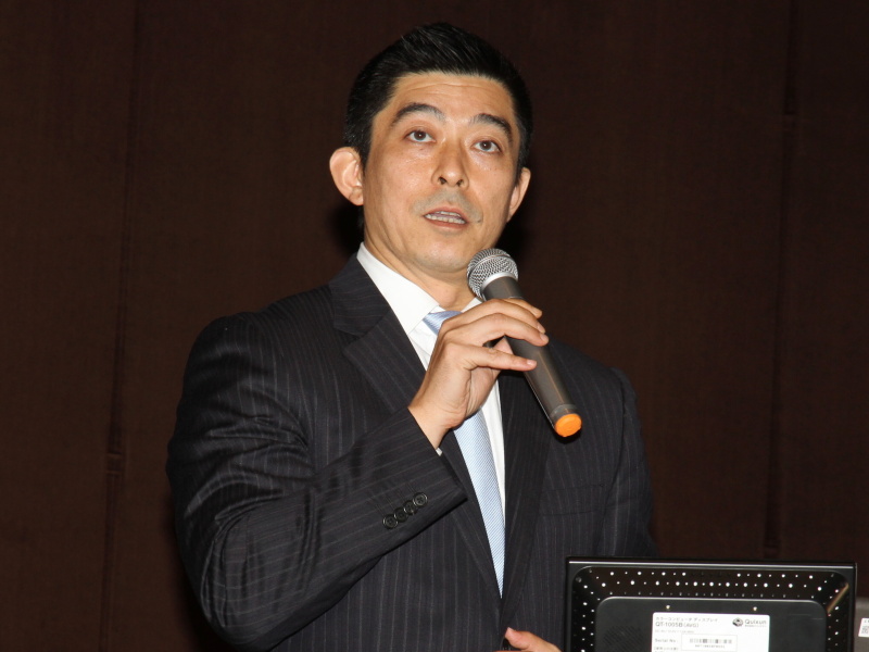 <b>HOYAペンタックスイメージング・システム事業部長の井植敏彰氏</b>