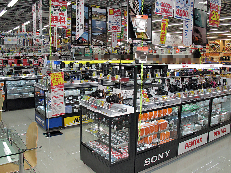 <b>デジタル一眼レフカメラコーナー</b>