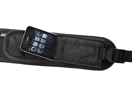 <b>パッドに装備された収納部</b>