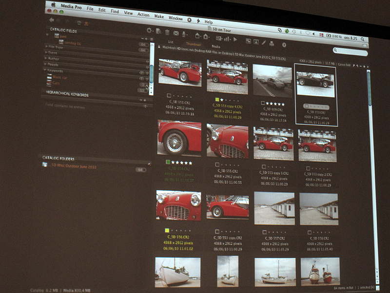 <b>Media Proの画面</b>