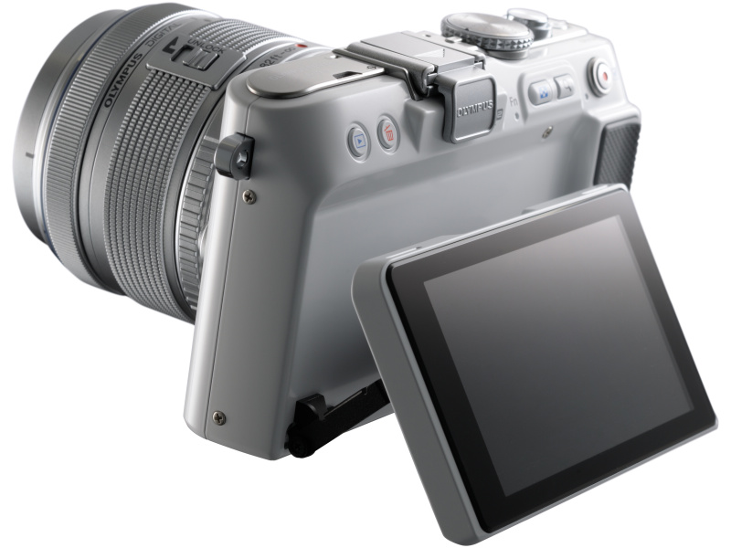 <b>チルト式のワイド液晶モニターを搭載する</b>