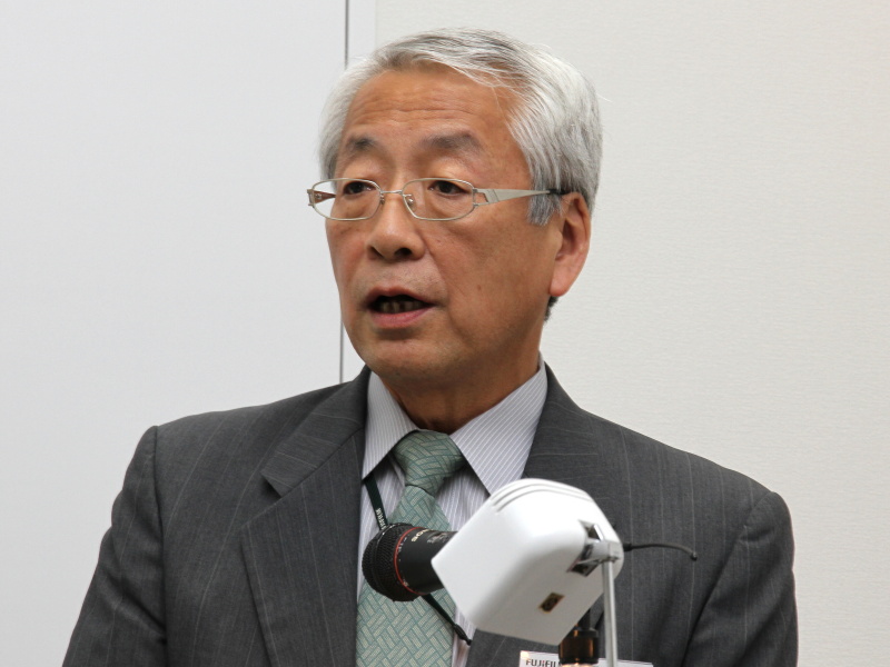 <b>富士フイルム執行役員イメージング事業部長の関口伸永氏</b>