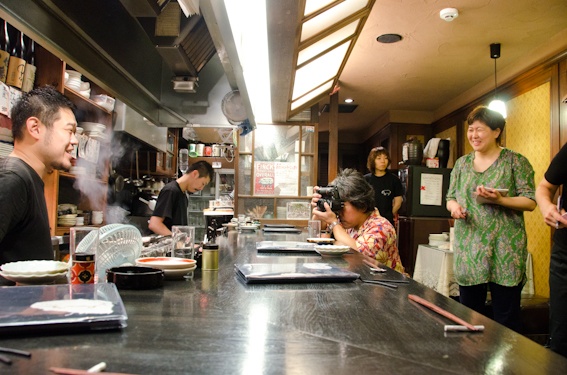 <b>あまから手帖の編集者、地宗さんは話を聞き出すのがうまい流石!</b>