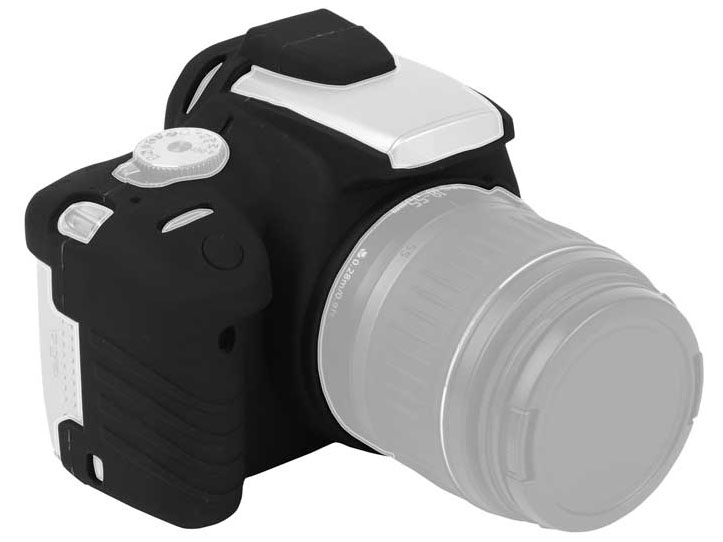 <b>Nikon D5100用シリコンカバー SNUG iT PRO（写真はキヤノン用）</b>