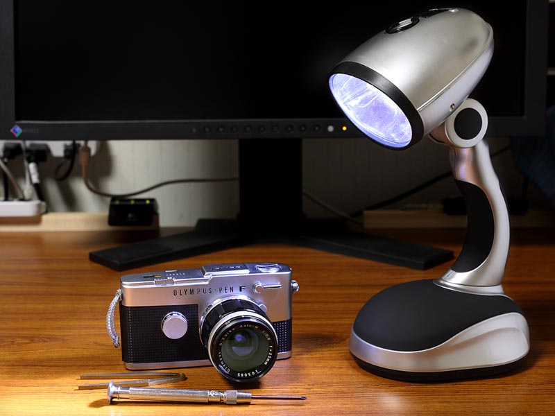 <b>撮影用スタンドランプ30LED使用例</b>