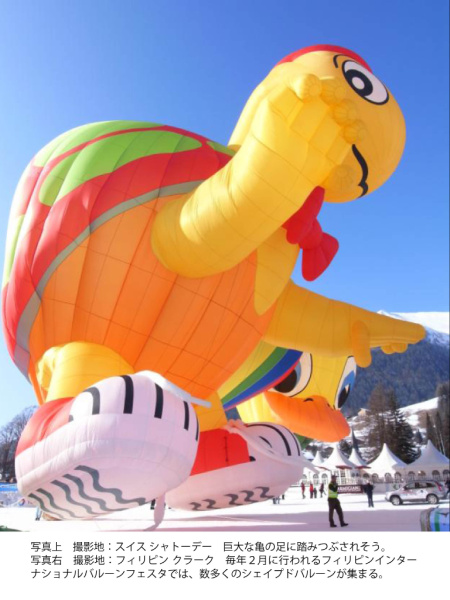 <b>スイス・シャトーデーでの地上写真</b>