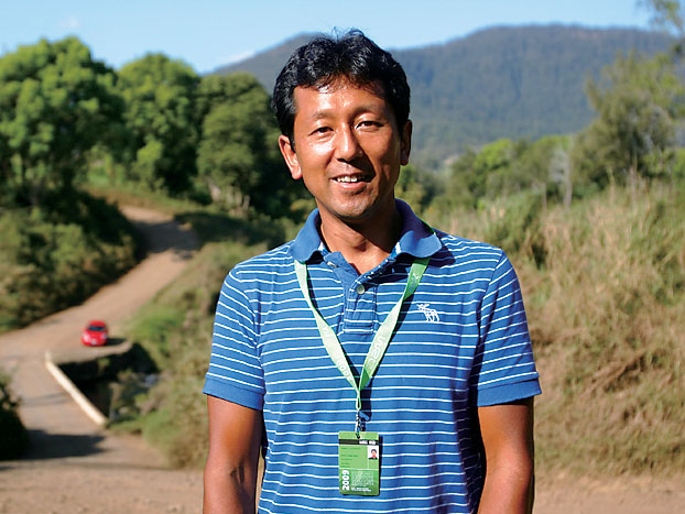 <b>講師のWRCフォトグラファー小林直樹氏</b>