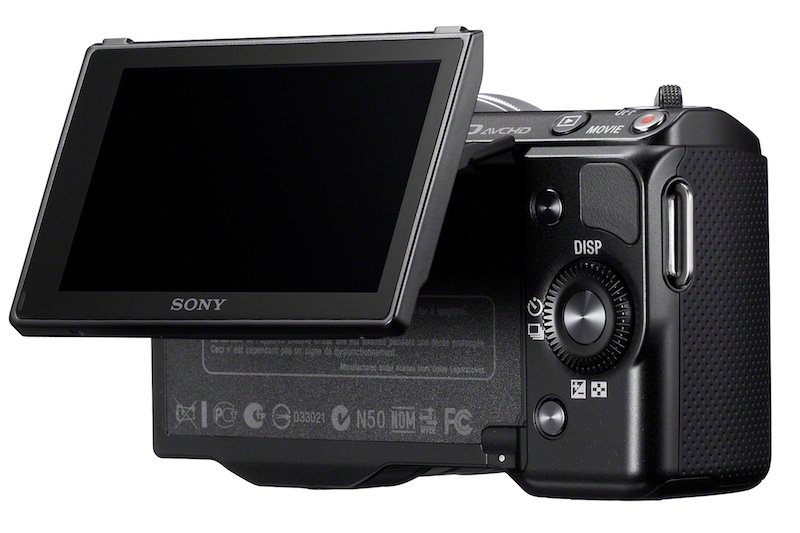 <b>3型ワイド約92万ドットのチルト式液晶モニターを搭載</b>