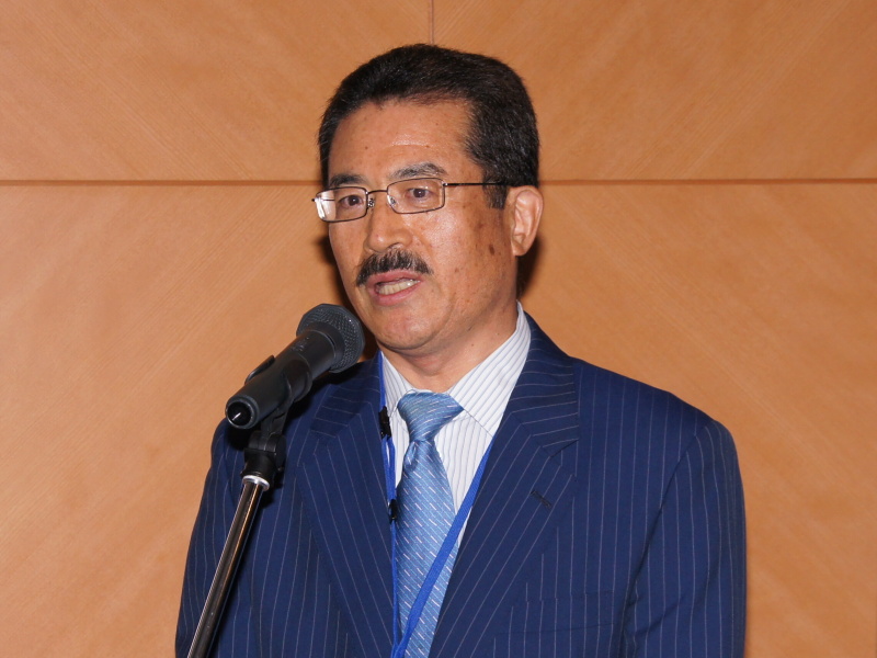 <b>取締役副社長の河野昭二氏</b>