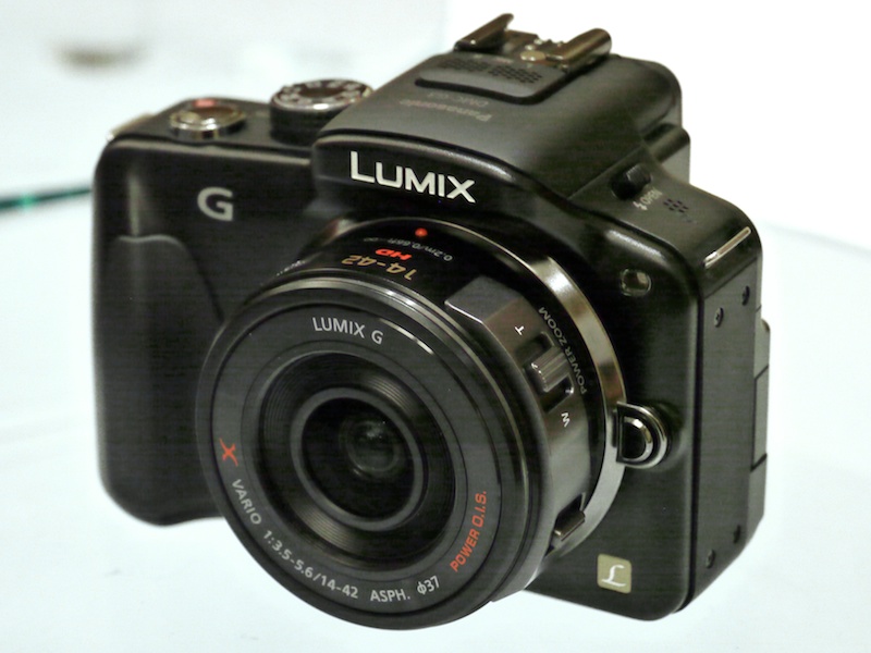 <b>DMC-G3に装着した状態</b>