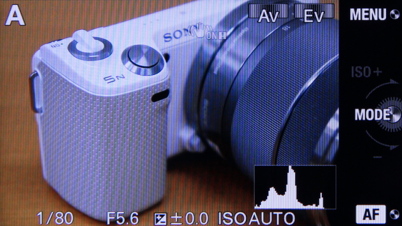 <b>ヒストグラムを表示したところ</b>