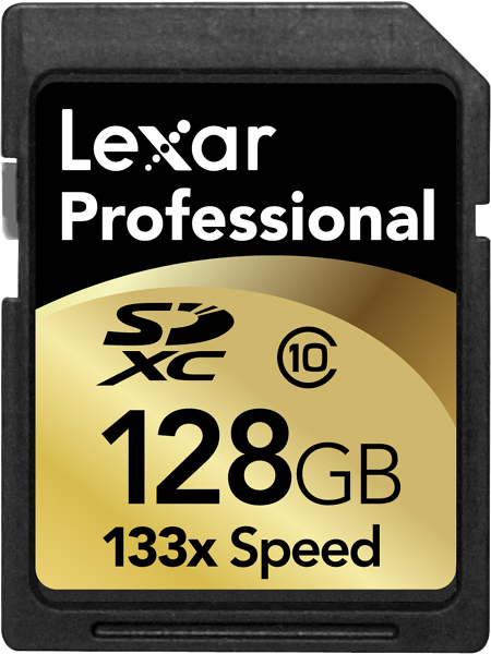 <b>賞品の1つであるレキサー プロフェッショナル 133倍速シリーズ SDXCカード 128GB Class10</b>