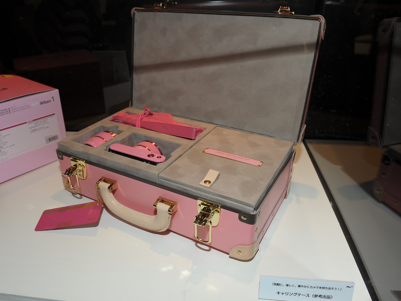 <b>参考出品としてキャリングケースが展示されていた</b>